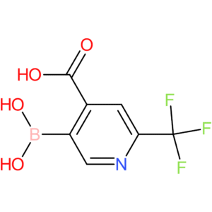 5-(dihydroxyboranyl)-2-(trifluoromethyl)pyridine-4-carboxylic acid