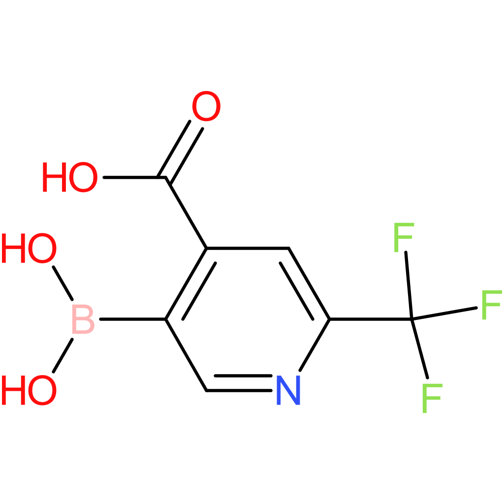5-(dihydroxyboranyl)-2-(trifluoromethyl)pyridine-4-carboxylic acid