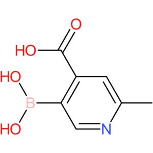 5-(dihydroxyboranyl)-2-methylpyridine-4-carboxylic acid