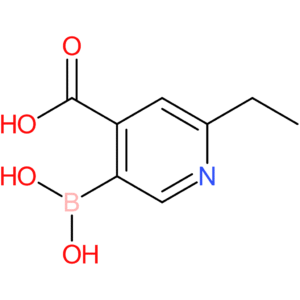 5-(dihydroxyboranyl)-2-ethylpyridine-4-carboxylic acid