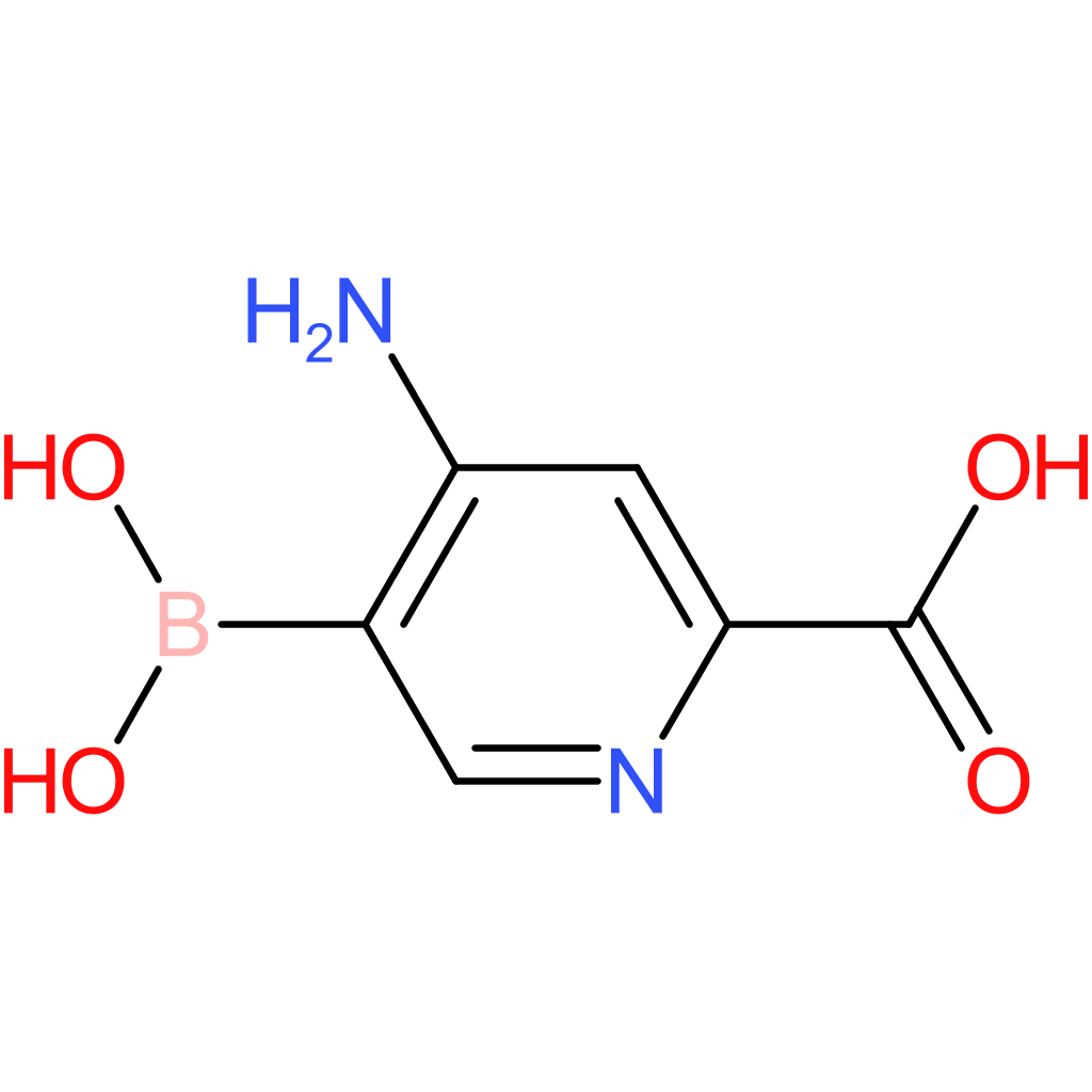 4-amino-5-(dihydroxyboranyl)pyridine-2-carboxylic acid