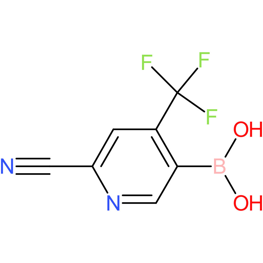6-cyano-4-(trifluoromethyl)pyridin-3-ylboronic acid