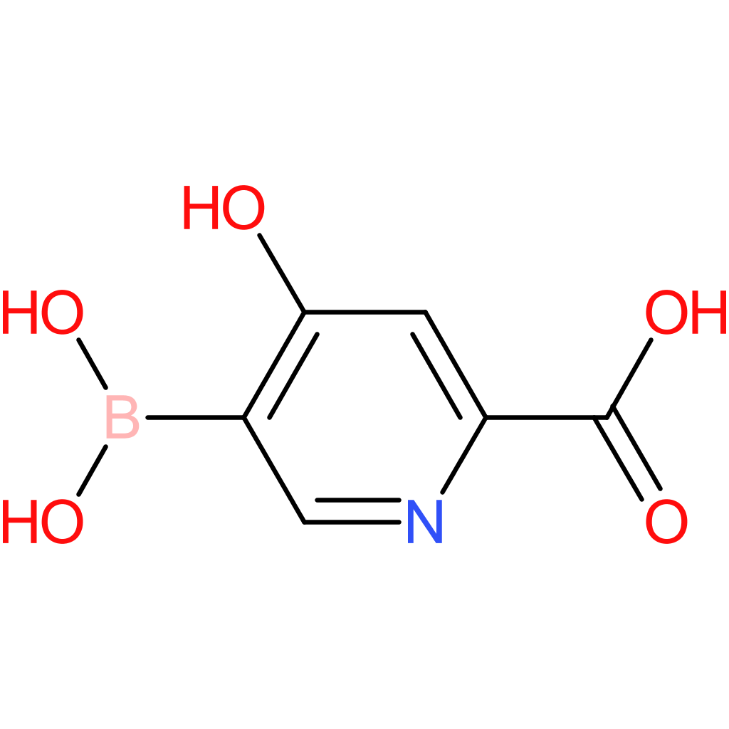 5-(dihydroxyboranyl)-4-hydroxypyridine-2-carboxylic acid