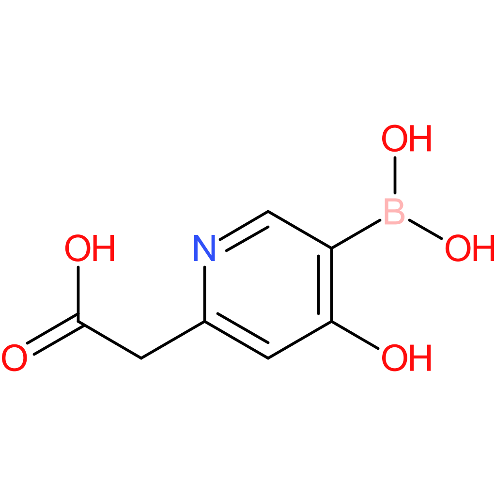 2-(5-borono-4-hydroxypyridin-2-yl)acetic acid