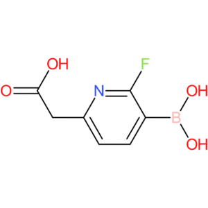 2-(5-borono-6-fluoropyridin-2-yl)acetic acid