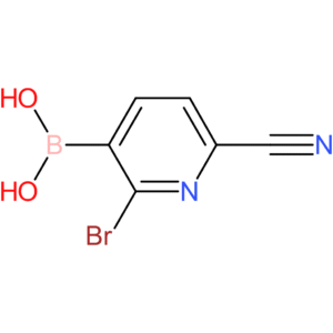 (2-bromo-6-cyanopyridin-3-yl)boronic acid