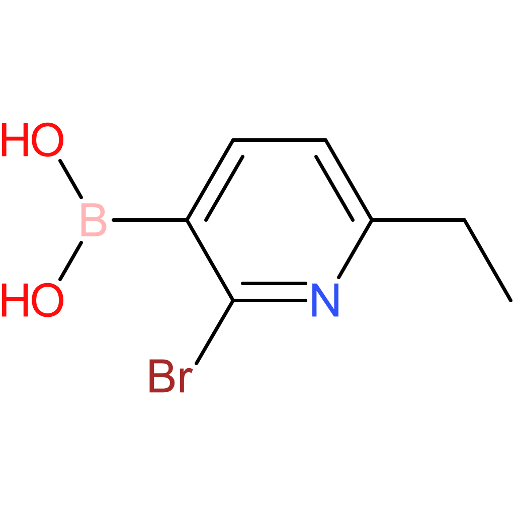 (2-bromo-6-ethylpyridin-3-yl)boronic acid