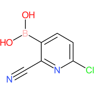(6-chloro-2-cyanopyridin-3-yl)boronic acid