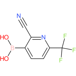 2-cyano-6-(trifluoromethyl)pyridin-3-ylboronic acid