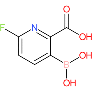 3-(dihydroxyboranyl)-6-fluoropyridine-2-carboxylic acid