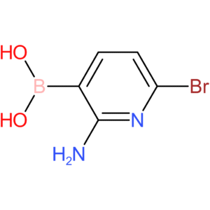 (2-amino-6-bromopyridin-3-yl)boronic acid