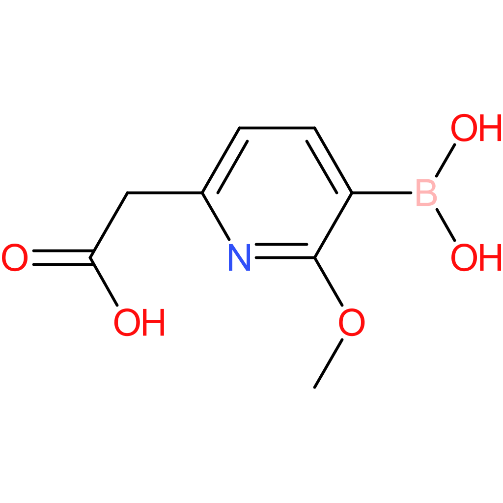 2-(5-borono-6-methoxypyridin-2-yl)acetic acid