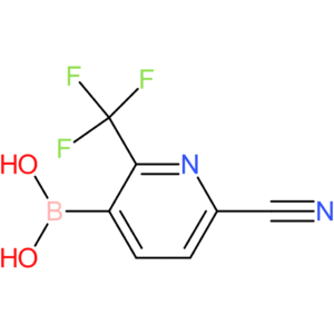 6-cyano-2-(trifluoromethyl)pyridin-3-ylboronic acid
