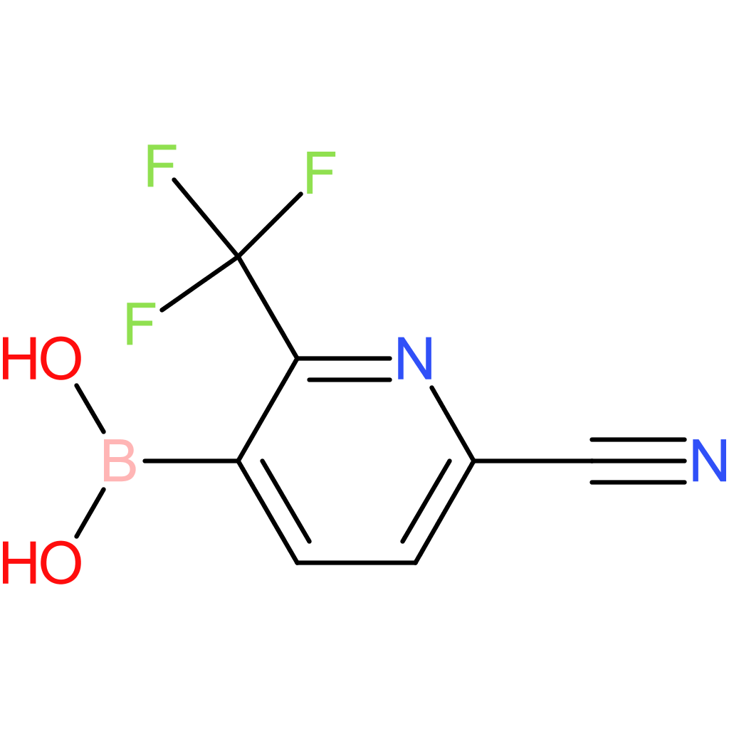 6-cyano-2-(trifluoromethyl)pyridin-3-ylboronic acid