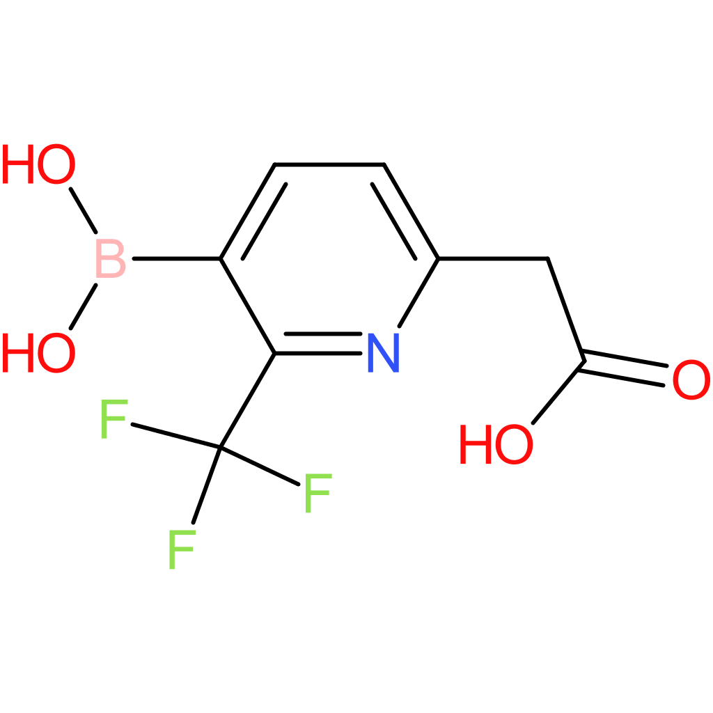 2-(5-borono-6-(trifluoromethyl)pyridin-2-yl)acetic acid