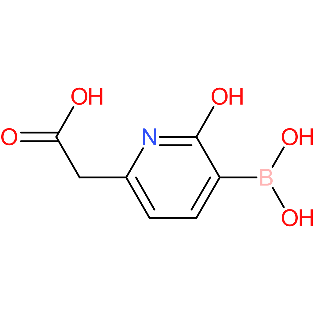 2-(5-borono-6-hydroxypyridin-2-yl)acetic acid