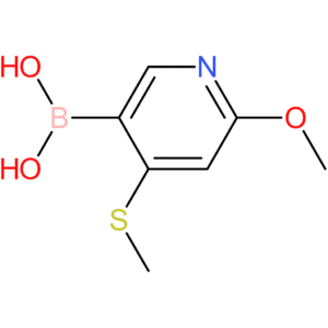 2-methoxy-4-(methylthio)pyridine-5-boronic acid