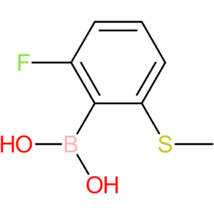 6-fluoro-2-(methylsulfanyl)phenylboronic acid