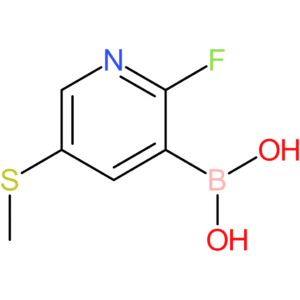 [2-fluoro-5-(methylsulfanyl)pyridin-3-yl]boronic acid