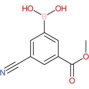 [3-cyano-5-(methoxycarbonyl)phenyl]boronic acid