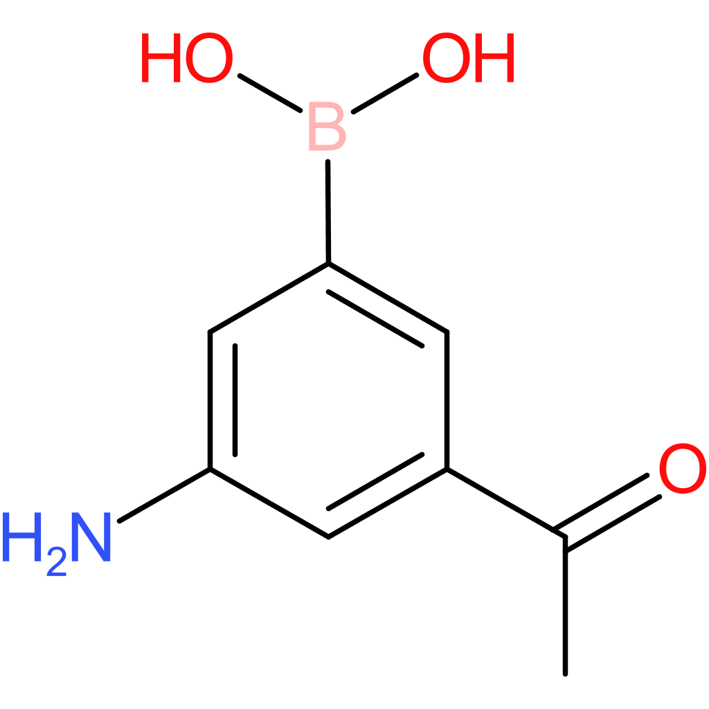 (3-acetyl-5-aminophenyl)boronic acid
