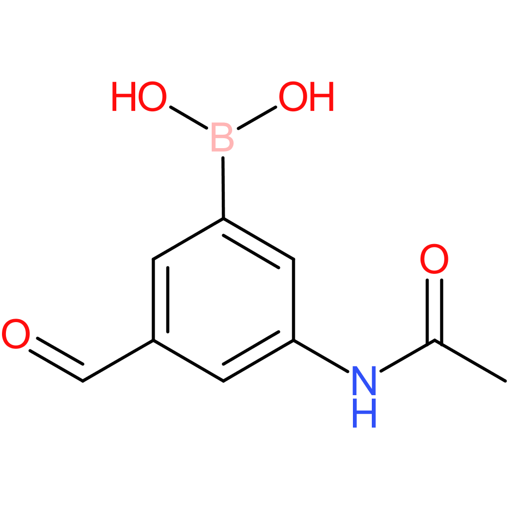 [3-(acetylamino)-5-formylphenyl]boronic acid