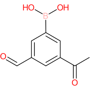 (3-acetyl-5-formylphenyl)boronic acid