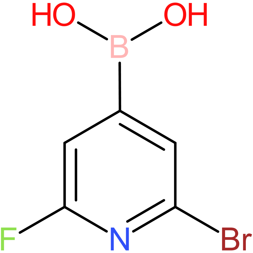 (2-bromo-6-fluoropyridin-4-yl)boronic acid