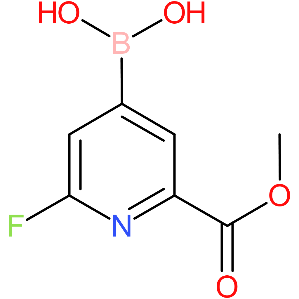 [2-fluoro-6-(methoxycarbonyl)pyridin-4-yl]boronic acid