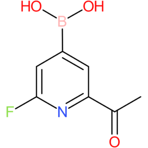 (2-acetyl-6-fluoropyridin-4-yl)boronic acid