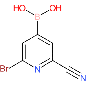 (2-bromo-6-cyanopyridin-4-yl)boronic acid