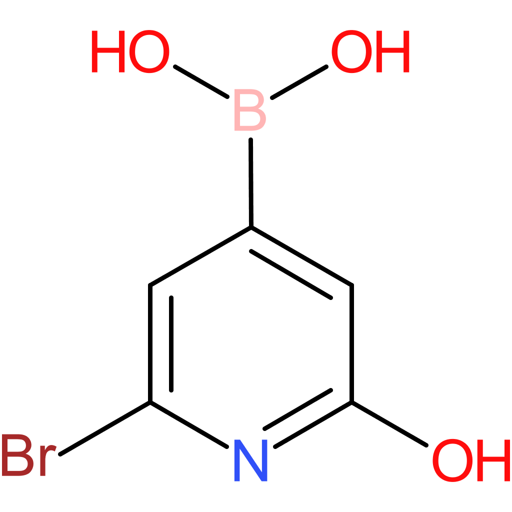 (2-bromo-6-hydroxypyridin-4-yl)boronic acid