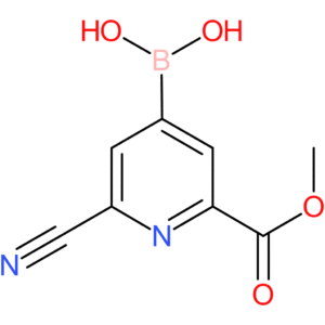 [2-cyano-6-(methoxycarbonyl)pyridin-4-yl]boronic acid