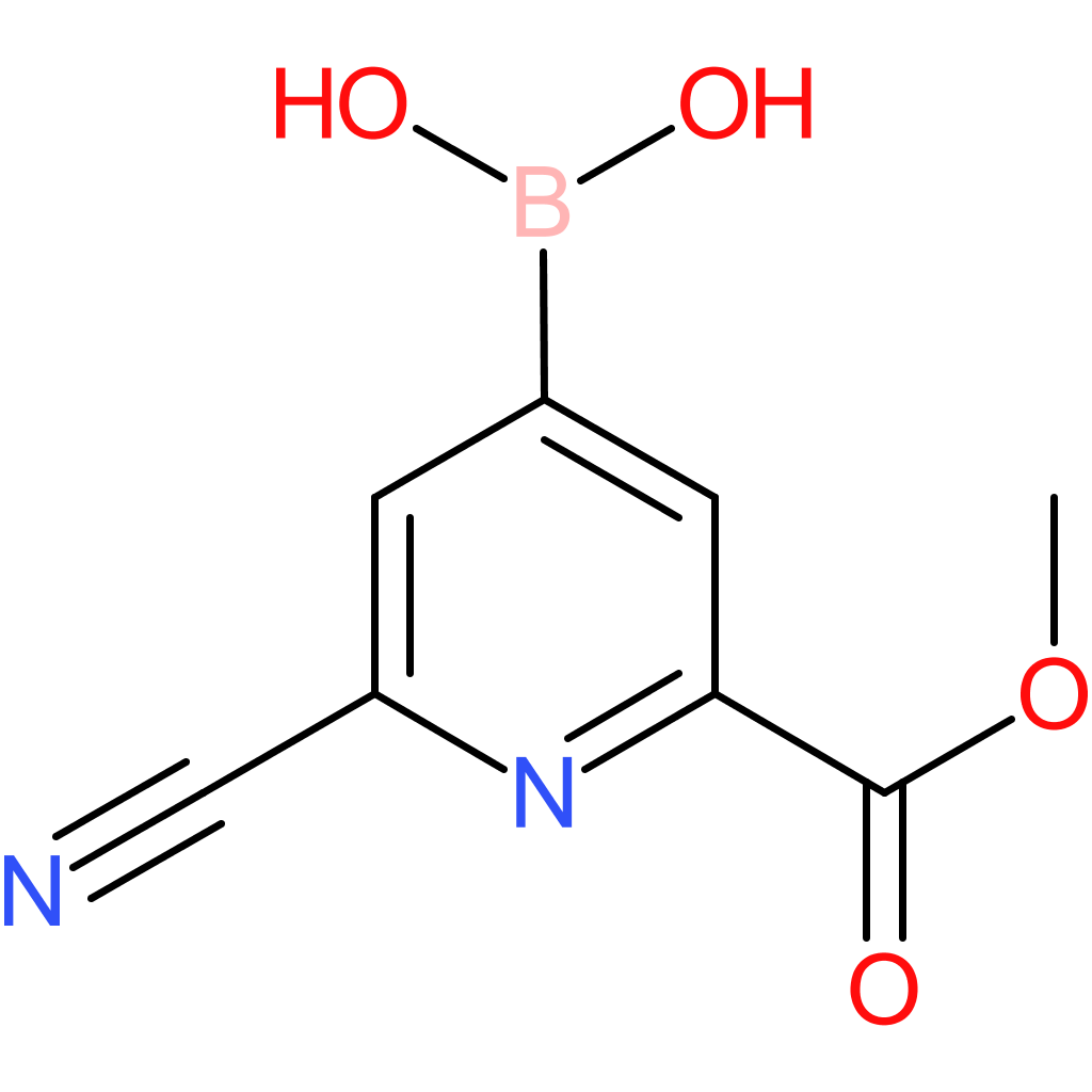 [2-cyano-6-(methoxycarbonyl)pyridin-4-yl]boronic acid