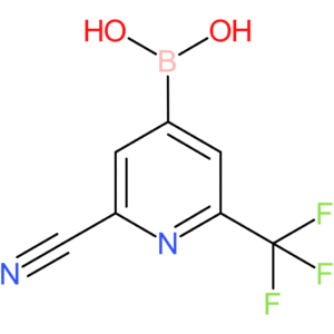 [2-cyano-6-(trifluoromethyl)pyridin-4-yl]boronic acid