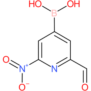 (2-formyl-6-nitropyridin-4-yl)boronic acid