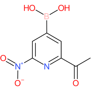 (2-acetyl-6-nitropyridin-4-yl)boronic acid