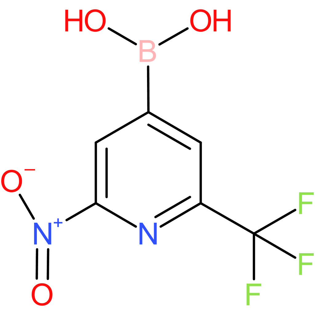 [2-nitro-6-(trifluoromethyl)pyridin-4-yl]boronic acid