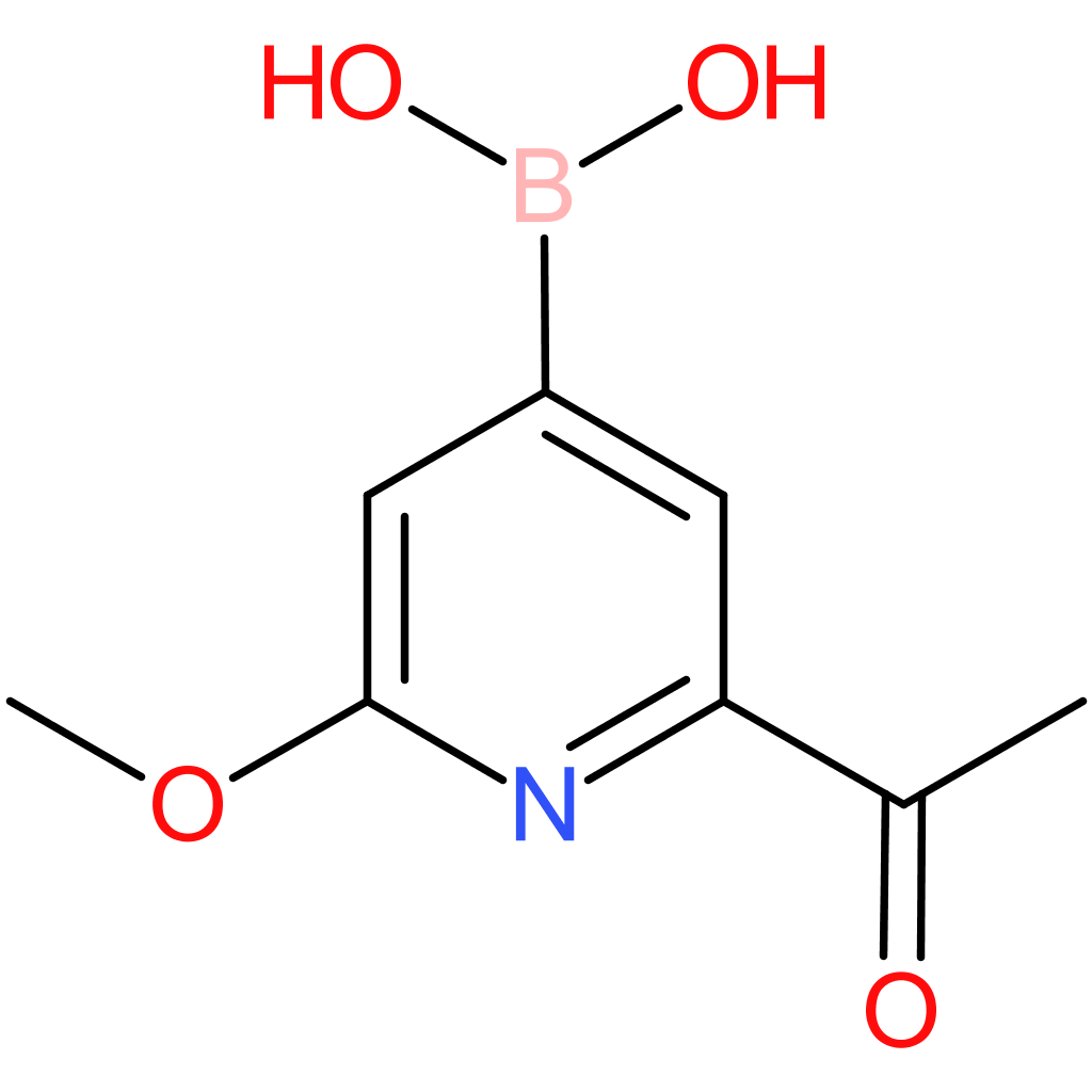 (2-acetyl-6-methoxypyridin-4-yl)boronic acid