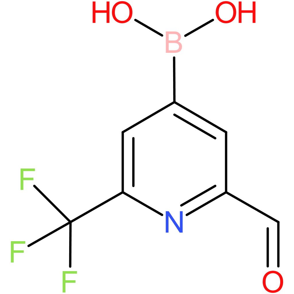 [2-formyl-6-(trifluoromethyl)pyridin-4-yl]boronic acid