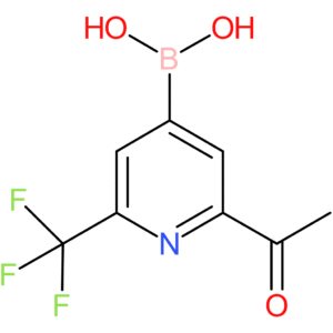 [2-acetyl-6-(trifluoromethyl)pyridin-4-yl]boronic acid
