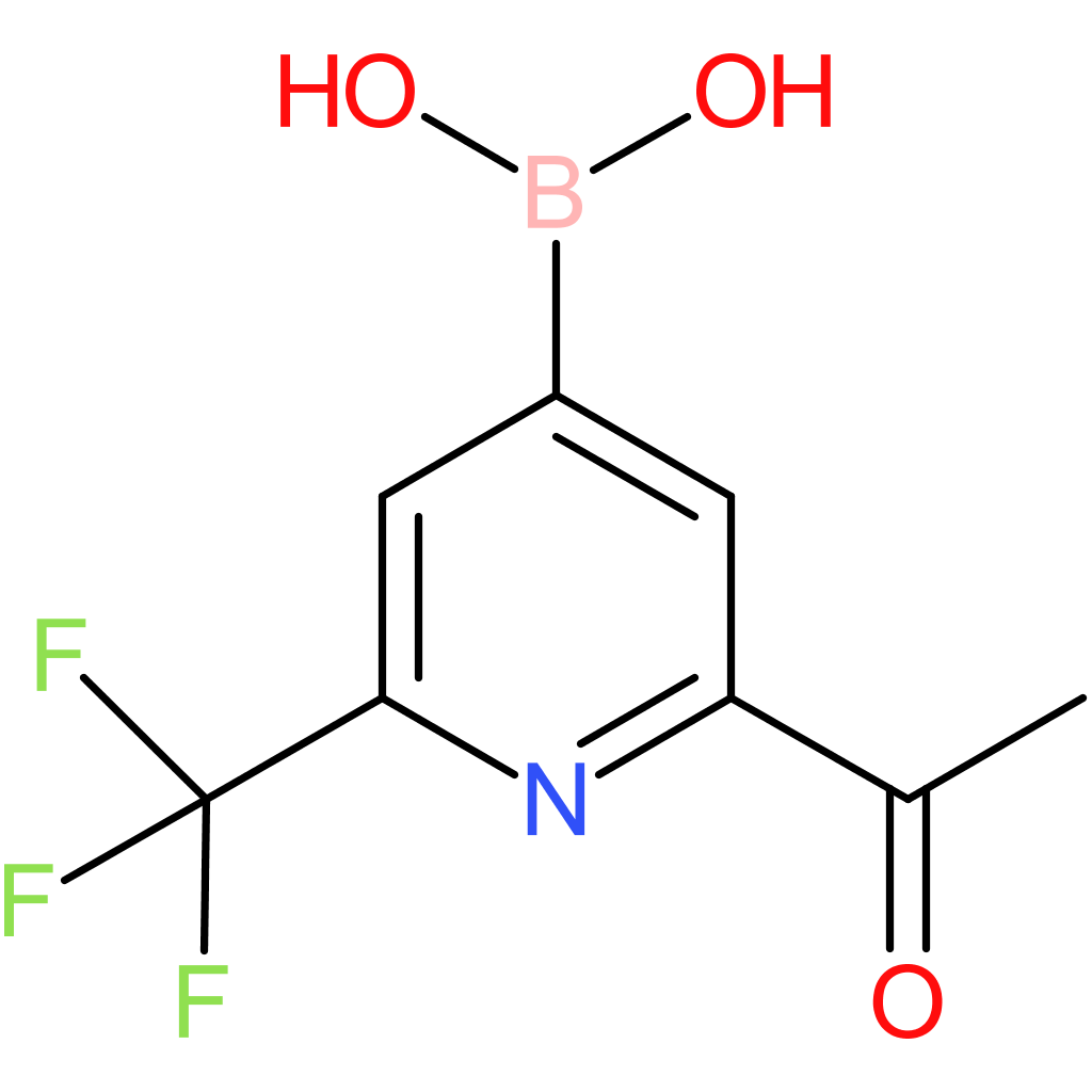 [2-acetyl-6-(trifluoromethyl)pyridin-4-yl]boronic acid