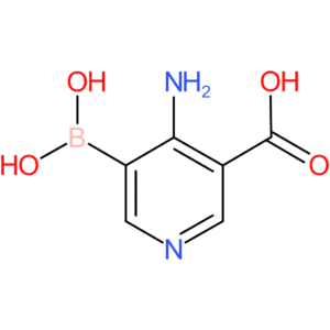 4-amino-5-(dihydroxyboranyl)pyridine-3-carboxylic acid