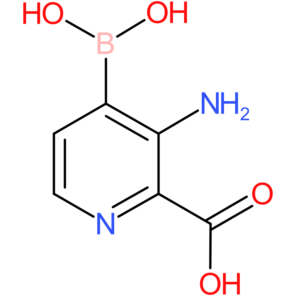 3-amino-2-carboxypyridine-4-boronic acid