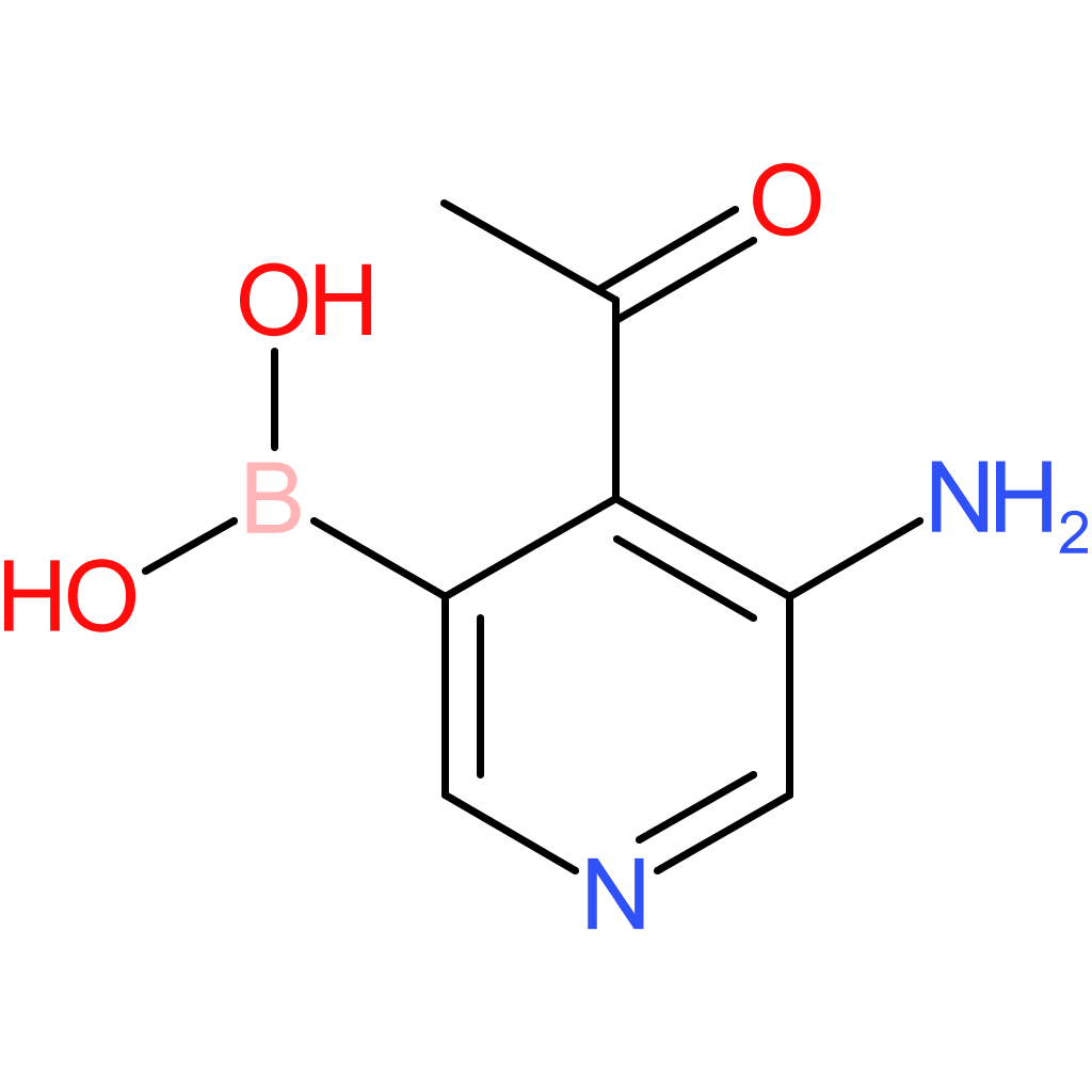 (4-acetyl-5-aminopyridin-3-yl)boronic acid