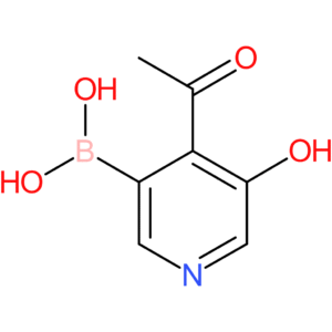 (4-acetyl-5-hydroxypyridin-3-yl)boronic acid
