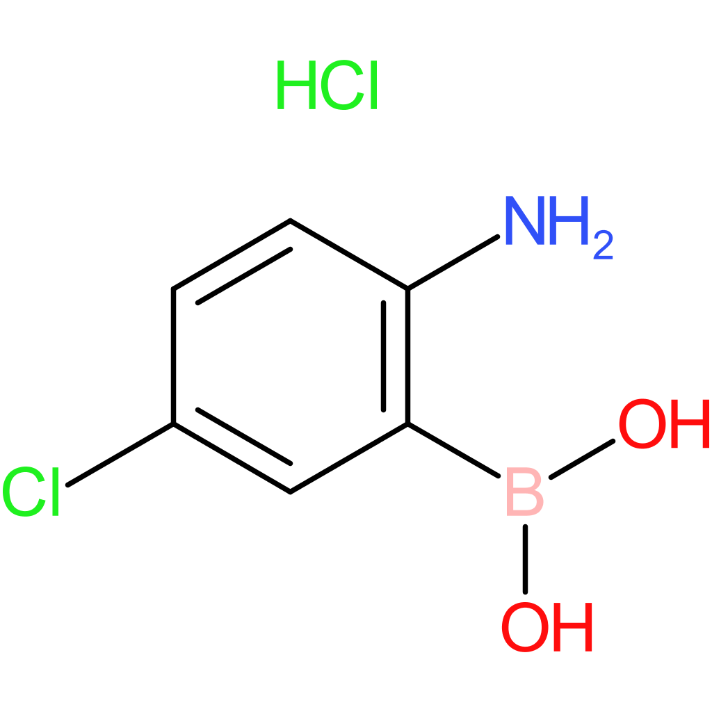 (2-amino-5-chlorophenyl)boronic acid hcl