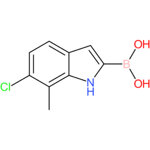 (6-chloro-7-methyl-1h-indol-2-yl)boronic acid
