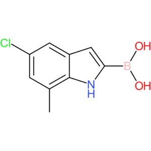 (5-chloro-7-methyl-1h-indol-2-yl)boronic acid