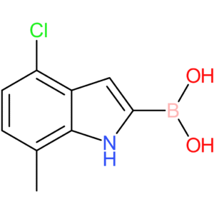 (4-chloro-7-methyl-1h-indol-2-yl)boronic acid